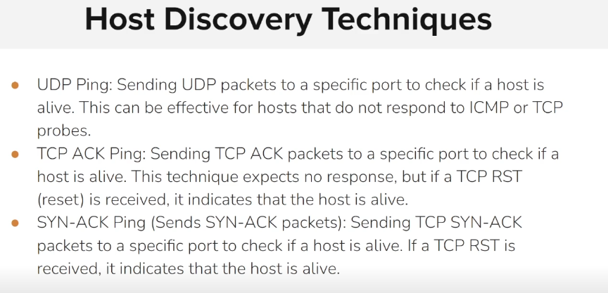 Host Discovery Techniques 2