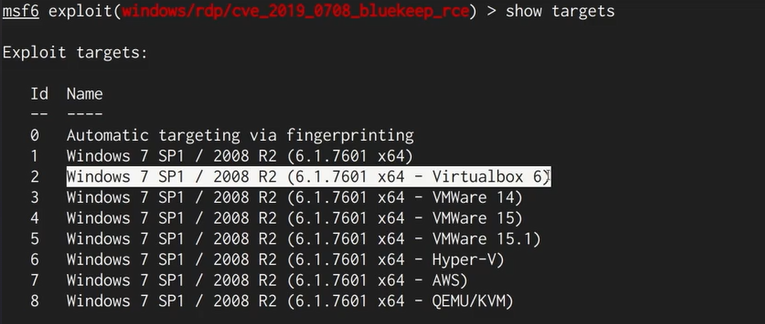 RDP Exploitation 9