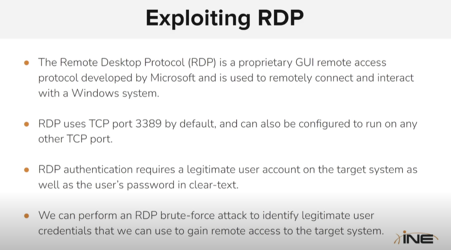 RDP Exploitation