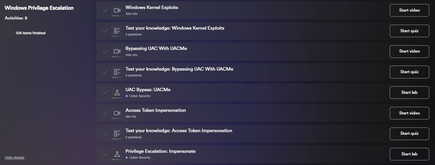 Windows Privilege Escalation
