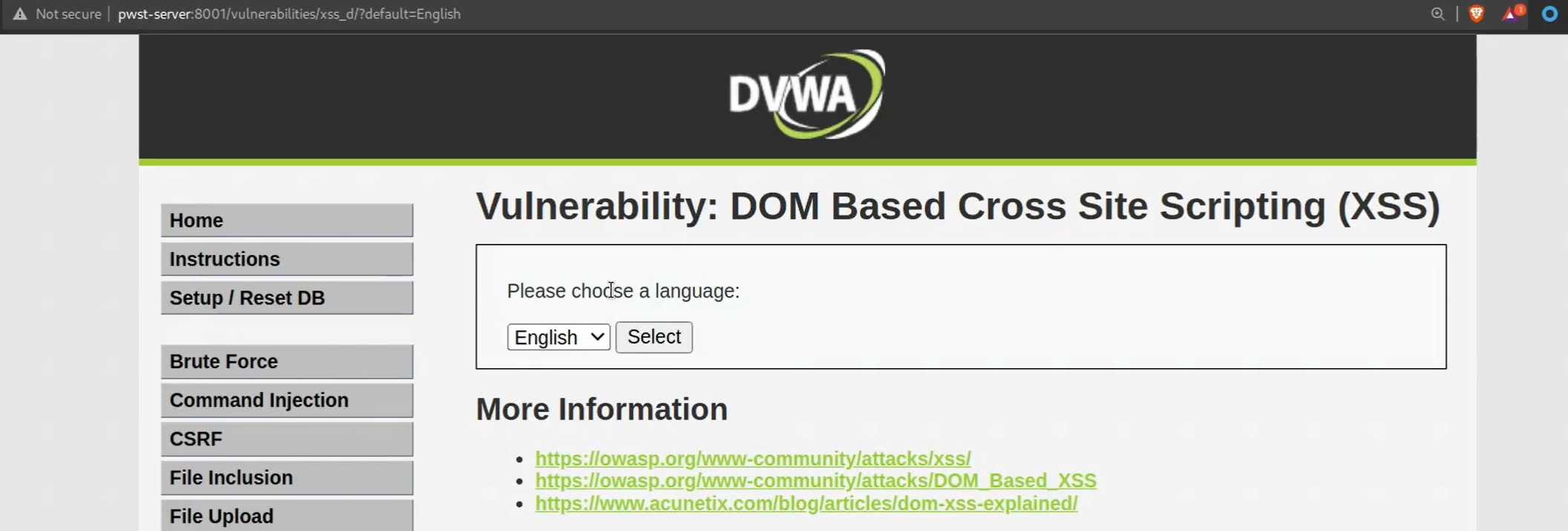 XSS DOM Example