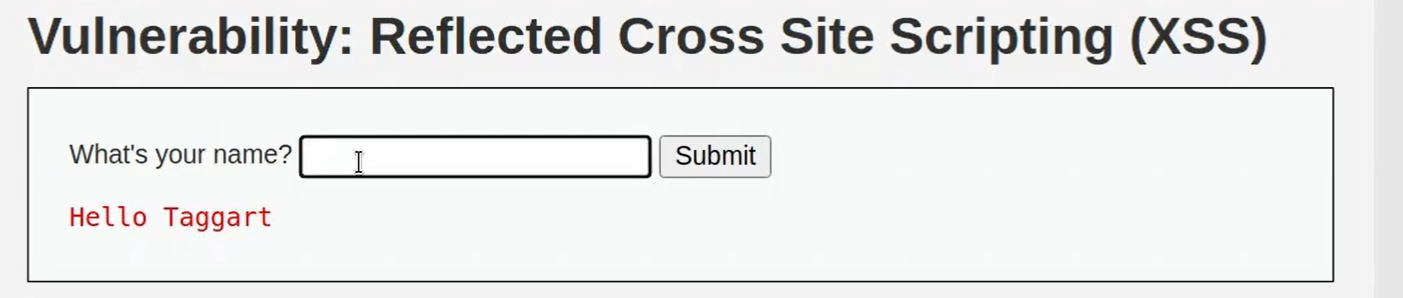 XSS Reflected 1