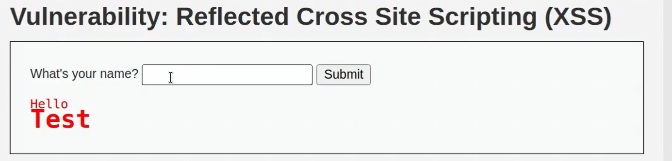 XSS Reflected 2