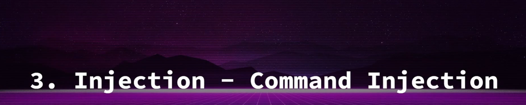 Command Injection 1