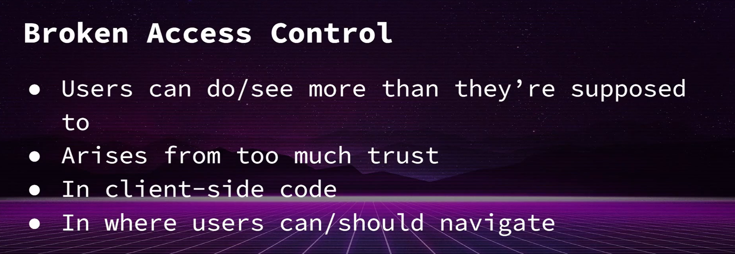 Broken Access Control 1