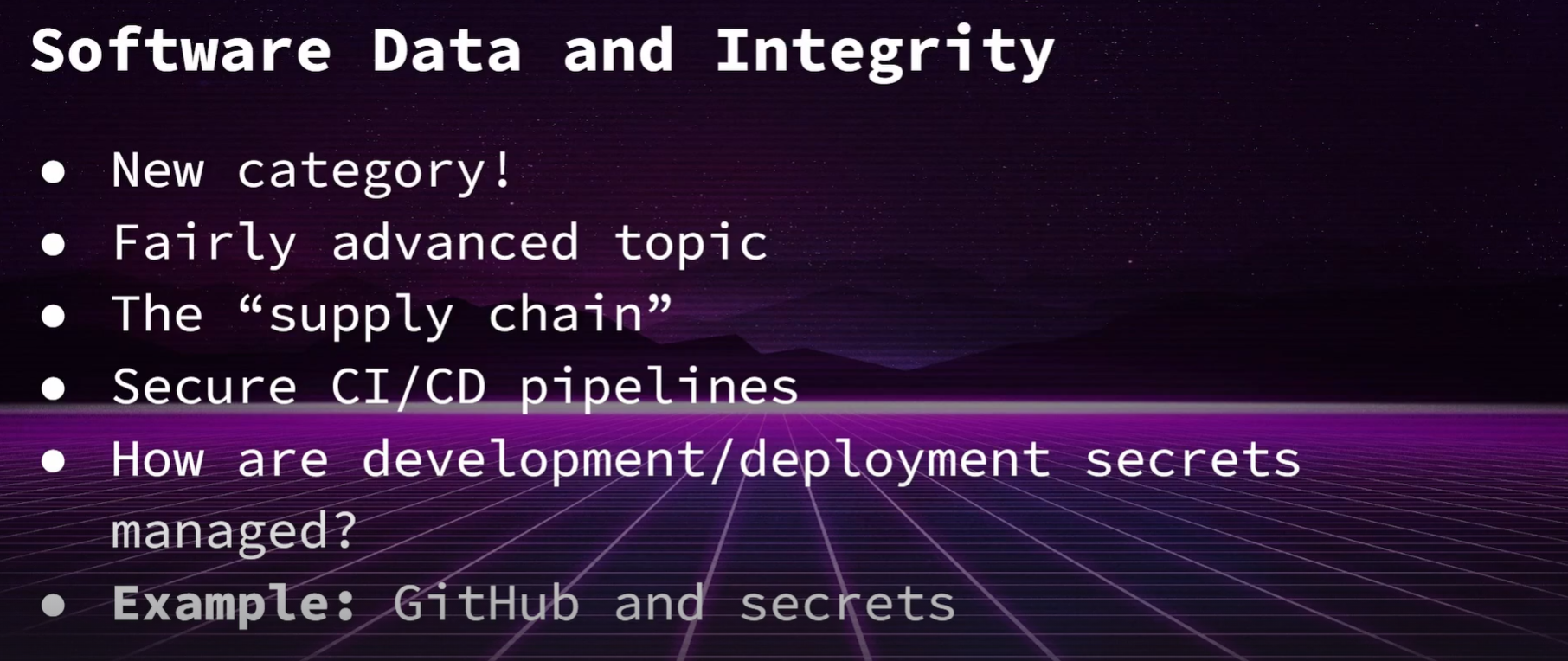 Software and Data Integrity Failures